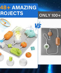 Hands On Science Kit For Kids With 448 Plus Circuit Projects Educational Electronics Toys displayed with components and circuit board