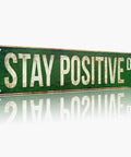 Dope Vintage Aluminum Street Quote Plaque Wall Art For Bedroom Office Gym Bringing Chill Vibes To Each Spot in green metal, 15x4 inches.