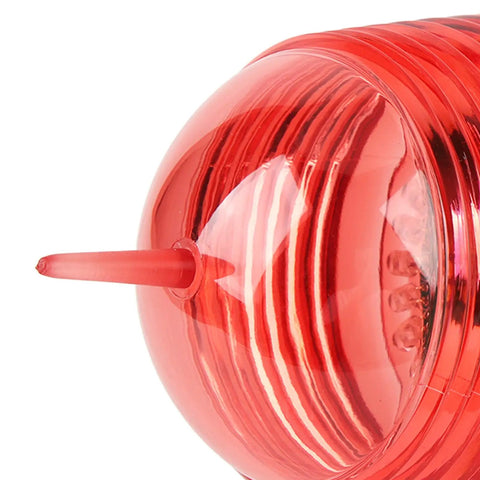 Close-up of Tower Adjustable Obstruction Light With Flashing AC110V, Super Bright Aviation Lighting showing red lens and detail