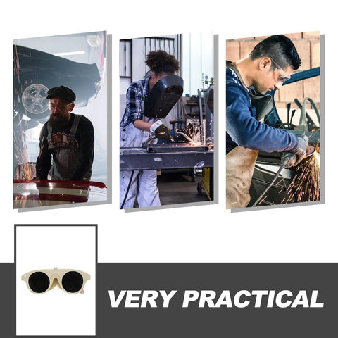 Built Tough Welding Glasses And Protective Goggles For Industrial Grinding, Super Comfy Ergonomic Fit, Straight Up 5 Pack Eye Safety Gear That Takes Zero Hustle To Handle Daily Jobs in action with workers.