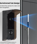 Glare Sun Shade Doorbell Rain Cover For All Weather Outdoor Protection No Nonsense Weatherproof PC Plastic Shield over doorbell