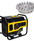 Beefed Up Aluminum Alloy Generator Flywheel Replacement For ET950 ET650 Portable Generators shown with a generator