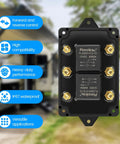 Heavy Duty 12V Forward Reverse Relay Module For Motor Control, IP67 waterproof, featuring brass contacts and compatible for winches and hoists.