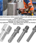 1 To 3 Auger Drill Adapter For Impact Driver And Electric Drill, Carbon Steel Keyless Chuck, Switchable Bits displayed