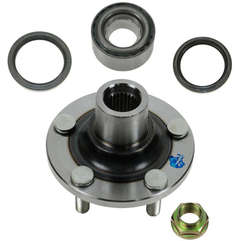 Front Passenger Side Wheel Bearing And Hub Kit For Subaru Baja 2003 To 2006, Forester 1999 To 2008, Impreza 1993 To 2007, Legacy 1990 To 2004, And Outback 2000 To 2004 Includes Front Inner Seal Front Outer Seal Front Hub And Wheel Bearing