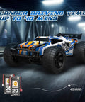 Beast 1:10 Scale High Speed RC Car With LED Shell Lights 4x4 Off Road Monster Truck For Adults And Kids Reaching Up To 48 Km/h