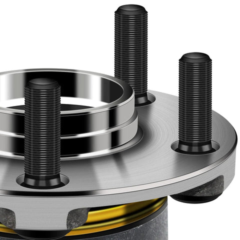 Close-up of Low Runout Rear Wheel Bearing And Hub Assembly With 5 Lugs For Forester Crosstrek Impreza And XV Crosstrek Replacement
