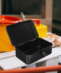 Everyday Handy Portable Tool Storage Case For Home And Car Tools Lockable Metal Toolbox With Built In Organizer open view