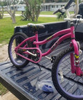 Pink Solid Toddler Bicycle Chain Cover Snap On No Tools Required Protects Clothing From Chain Lube For Single Speed And Fixed Gear Bikes Only Easy Installation