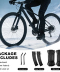 2 Pack 26x2.125 Thick Wear Resistant Bike Tire Set With Inner Tubes And Levers for Mountain Commuter and Touring Bikes in Snow
