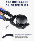 Adjustable Oil Filter Wrench With Self Adjusting Mechanism Durable Forged Steel Tool for 2 to 5 Inch Filters Wide Oil Filter Remover