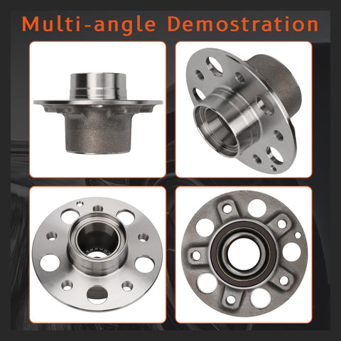 Multi-angle view of Front Wheel Hub And Bearing Assembly For Mercedes Benz C230 C240 C280 C32 AMG C320 C350 CLK320 CLK350