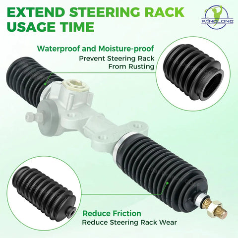 Club Car DS Steering Rack Dust Boot for 1997 and Up Golf Carts Fits Gas and Electric Easy Install With Stainless Steel Cable Ties