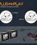 Universal Wiring Harness Splitters And Deutsch DT DTP Adapters Extension Kit illustration showing installation benefits.