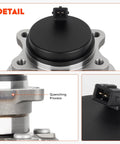 Detail view of Bolt-On Rear Wheel Hub Bearing Assembly For Hyundai Sonata 2015-2019 Tucson 2016-2019 Veloster N 2019 with ABS