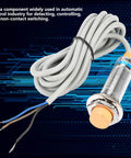 Inductive And Capacitive Proximity Sensor Switch With 3 Wires NPN NC for detecting metal and non-metal targets