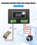 All In One Stepper Motor Driver Controller For NEMA 17 And 23 Motors With Forward Reverse Speed And Angle Control diagram