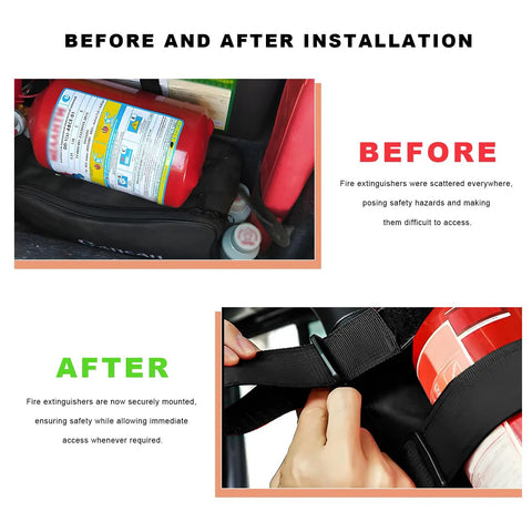 Heavy Duty Adjustable Roll Bar Fire Extinguisher Bracket With Hella Tough Nylon Straps And Badass Usa Flag Design For Jeep Wrangler Jk Jku Gladiators Black