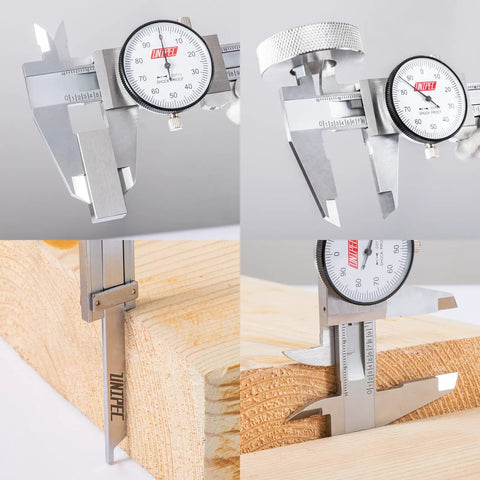 Rock Solid 6 Inch Dial Caliper With Dual Scale Display For Metric And Inch Measurements Hella Accurate Professional Machinist Grade Gauge That Delivers Dead On Accuracy Every Single Project