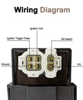 Wiring diagram for 6 Pin DC CDI Box For 150CC 200CC 250CC GY6 Scooters Mopeds Go Karts Dune Buggy Replacement Part