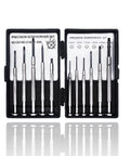 11 Piece Mini Screwdriver Set With Flathead And Phillips Bits For Glasses Watches Phones Toys And Computer Repair Ultra Compact Durable Black Oxide Shafts Magnetic Tips And Easy Grab And Go Carry Case