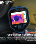E5 Pro Thermal Imaging Camera With WiFi And Ignite Cloud For Handheld Infrared Inspections displaying thermal image
