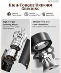 Top Tier Single Dose Coffee Grinder Featuring A Heavy Duty Aluminum Build And Premium 48MM Conical Burr with high-torque grinding motor.