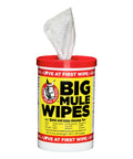Product packaging for Oversized 10X12 Cleaning Wipes For All Purpose Garage And Auto Cleanup Ink Paint Tar Grime Remover Tough As Nails Industrial Strength Yet Gentle On Hands With Lanolin