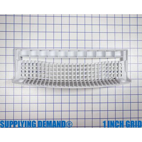 Dryer Lint Screen Grille Cover Replacement For Clothes Dryers Fits 137554110 And 134701310 Models on grid background
