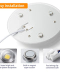 Back view of 6 Inch LED Light Engine Retrofit Kit, 20W, 2100 Lumens, 6000K Cool White, AC85 265V Range with wiring details.