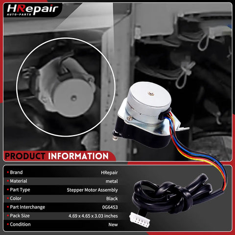 Stepper Motor Replacement For Generac Guardian GTH990 HSB GTH999 0G6453 Compatible Assembly, metal body with wires