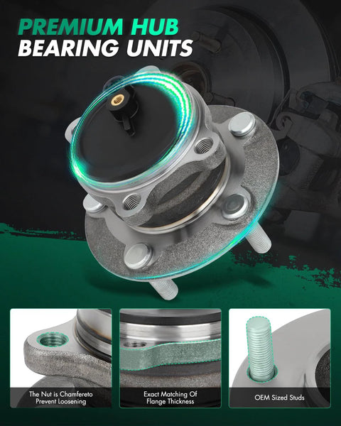 Two Pack Wheel Hub Bearing Assembly With ABS For Mazda 6 2014 2020 And Mazda CX 5 2013 2020 Left Rear And Right Wheel