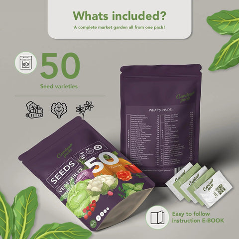 Dope Garden Seed Kit: 50 Varieties & 25k Seeds ✓