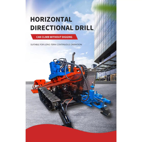Heavy Duty HdD Horizontal Directional Drilling Machine Boss Level Walk Over Tracker Knockout Performance for climbing operation.