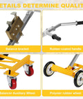 Heavy Duty 55 Gallon Drum Dolly With Braking Wheels, rugged steel frame, balance bracket, rubber handle, polymer wheels