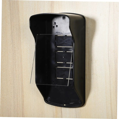 Weatherproof Rain Guard Cover For Outdoor Face Recognition Attendance Systems, Keypads And Doorbells, clear front lid