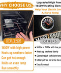1650W Electric Smoker Heating Element Kit with Adjustable Thermostat in Masterbuilt smoker installation