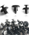 Toyota 7mm Engine Cover Clips Grille Push Type Retainer Fasteners Replacement Kit 20Pcs Durable Black Nylon Bumper Radiator Cover Filler Clip