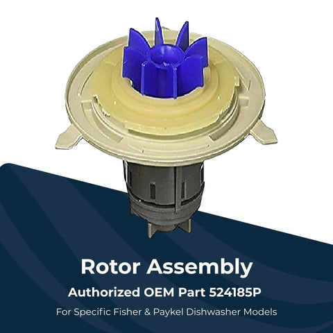 Rotor Assembly Replacement For DishDrawer Dishwashers 524285P Motor Rotor Kit OEM Authorized Part For Fisher Paykel