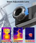 256x192 IR Thermal Camera For Android With 9mm Adjustable Focus Lens Night Vision Monocular Infrared Imager 25Hz Frame Rate Techie Friendly -4F To 1022F Temperature Range For PCB And Component Inspection Infrared Test Report showing various monitoring capabilities