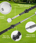 Retractable Golf Swing Trainer With Instant Click Feedback, Grip Training And Swing Mechanics for Beginners and Advanced