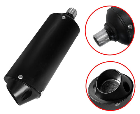 Black Beefed Up Performance Exhaust Muffler Silencer For Predator 212 196cc GX160 420cc 301cc GX390 98cc Go Kart Engines