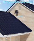 Premium 5 Watt Solar Panel Set To Keep Outdoor Cameras Never Running Dry Featuring Hefty IP65 Rain Proof Housing and Extended Wiring for all year round surveillance. 13ft waterproof charging cable attached.
