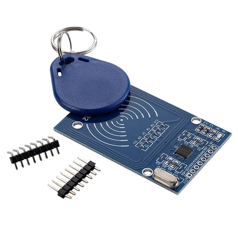 3 Piece RFID Kit With Mifare RC522 Card Sensor Module S50 Blank Cards And Keychains Arduino And Raspberry Pi Compatible
