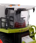 Close-up of the cabin on Remote Control Farm Harvester With Lights Sounds And Smoke Effects 1 To 24 Scale Battery Powered RC Combine