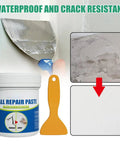 Fast Drying Wall Repair Paste With Scraper For All Surfaces Waterproof Crack Resistant Spackle Quick Fix Hole Fill Sealant