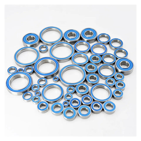 4 Pack Rubber Sealed Ball Bearings For RC Cars High Speed Performance With Smooth Rotation Durable Bearing Kit For Toy Rigs Wear Resistant And Rust Proof For Long Lasting Runs, blue sealed bearings