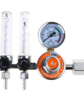 Argon Gas Regulator For Welding With Adjustable 0 To 25 MPa Pressure Gauge And Readout, Compact Reliable Regulator For TIG And MIG Welders
