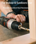 Person using a drill with Top Shelf Twenty Count M6 1.0 X 20MM Socket Head Cap Screws for industrial-grade projects.