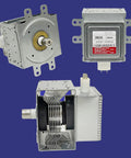 Microwave Magnetron 2M226 03GWH OEM Replacement For W10216360 W10496310 W10210845 8206341 PS11703077 with metal casing.